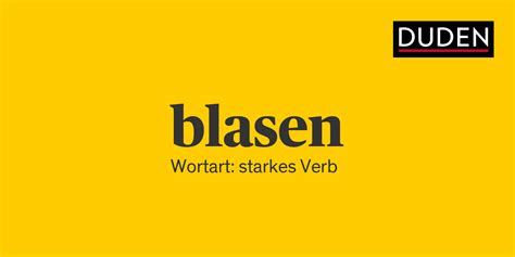 einen blasen synonyme